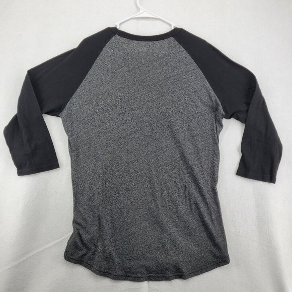 CHICAGO BLACKHAWKS Shirt Men’s 3/4 Sleeve Gray Large 2015 Stanley Cup - Picture 7 of 10